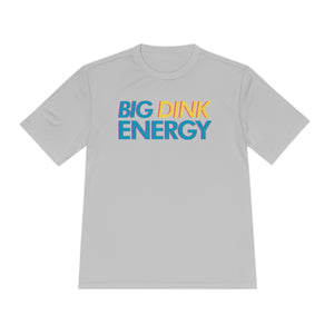 light gray big dink energy pickleball athletic performance shirt apparel