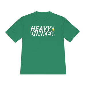 kelly green heavy dinker men's athletic pickleball apparel shirt front view