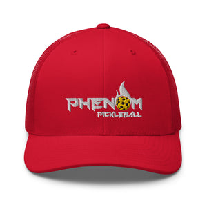 PHENOM Pickleball Logo - Mesh Trucker Cap