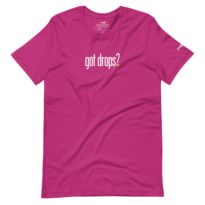 magenta hot pink got drops pickleball shirt apparel front view