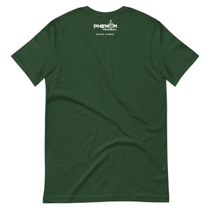 forest green just dink it naples florida pickleball shirt performance apparel athletic top phenom logo back view