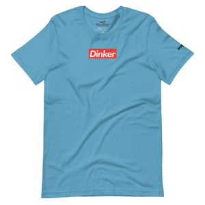 light blue dinker pickleball shirt apparel supreme inspired front view