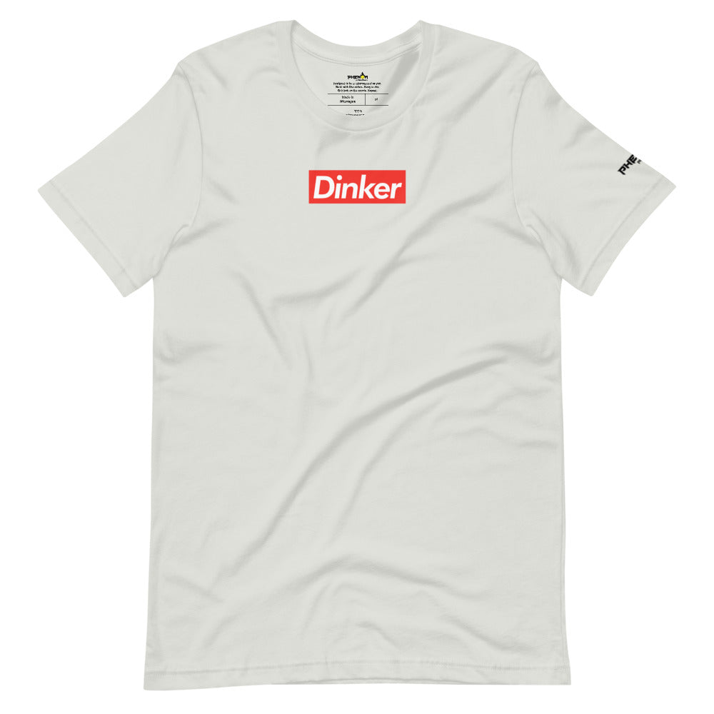 light gray dinker pickleball shirt apparel supreme inspired front view