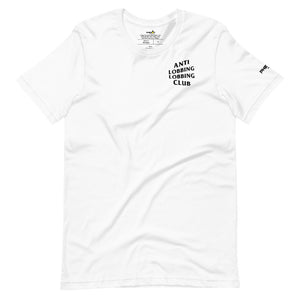 anti lobbing lobbing club pickleball apparel shirt white front