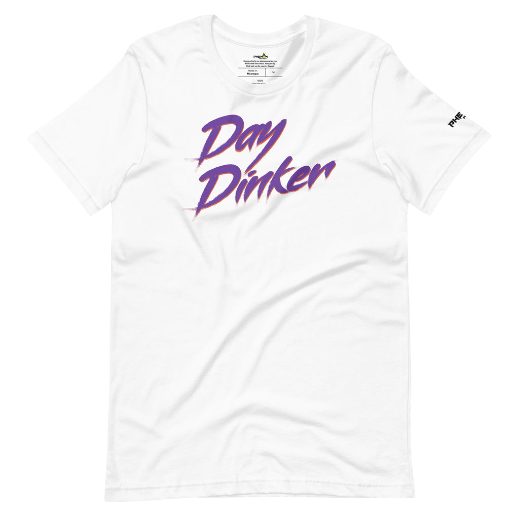 white day dinker pickleball shirt apparel front view