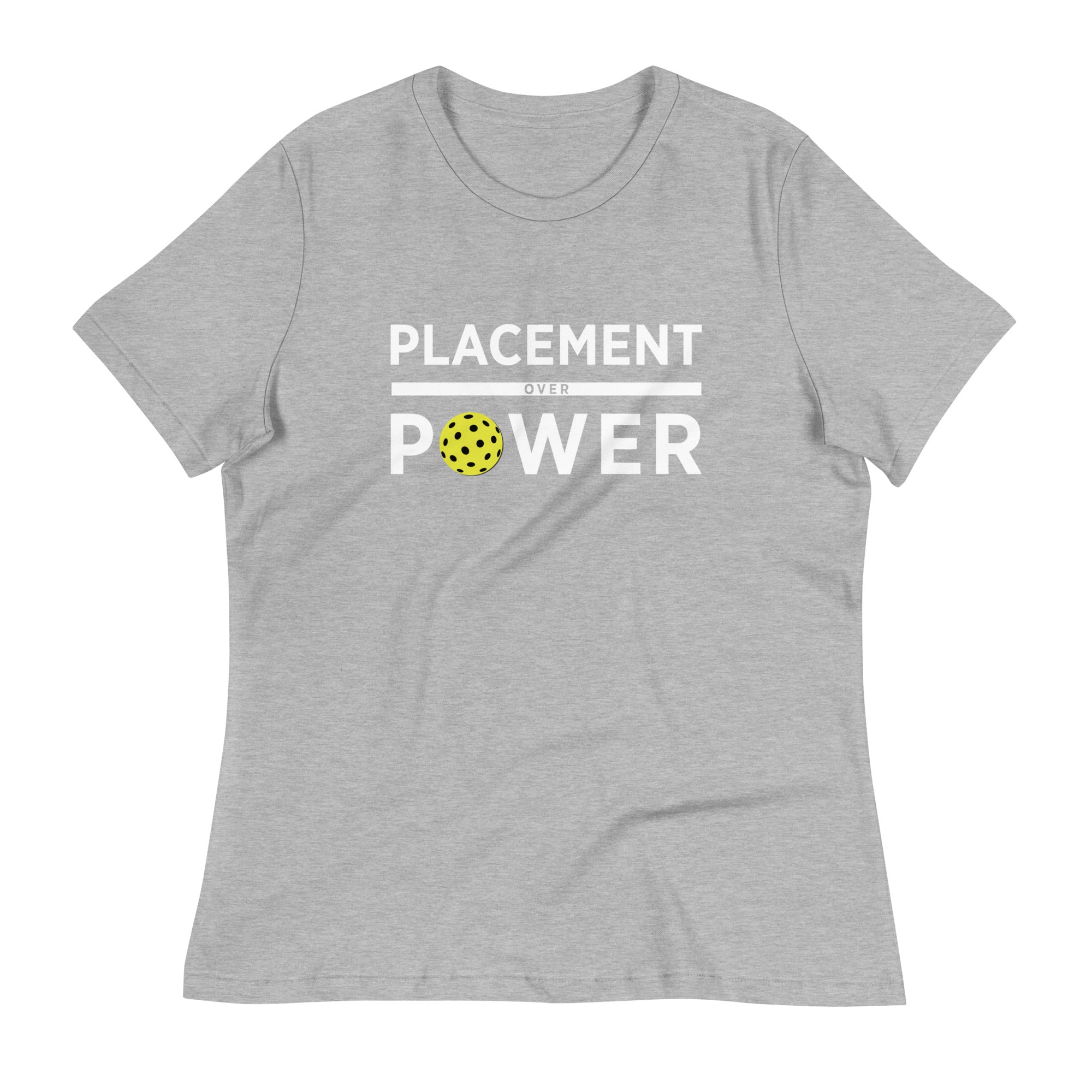 PLACEMENT OVER POWER - Women's Pickleball Shirt